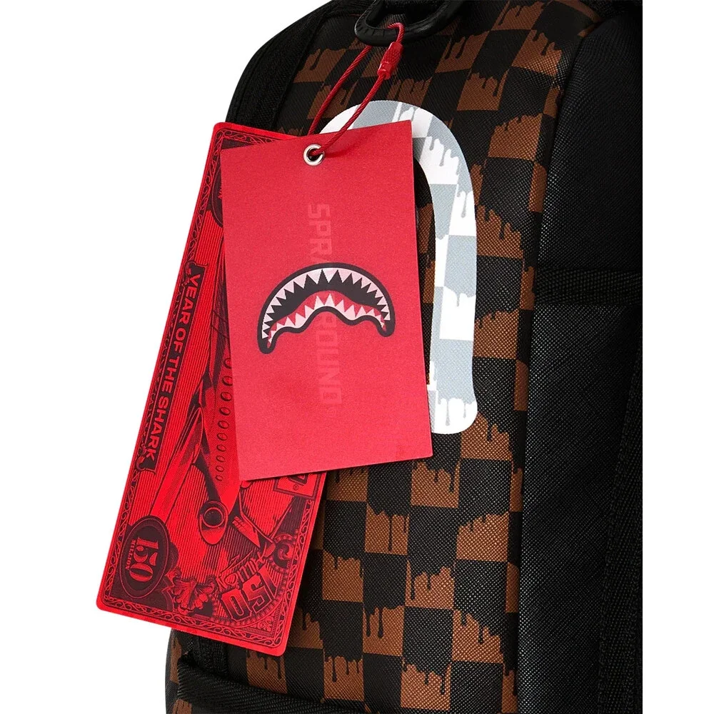 Sprayground Paris Fang Backpack Unisex One Size Brown Shoulder Strap SPR322